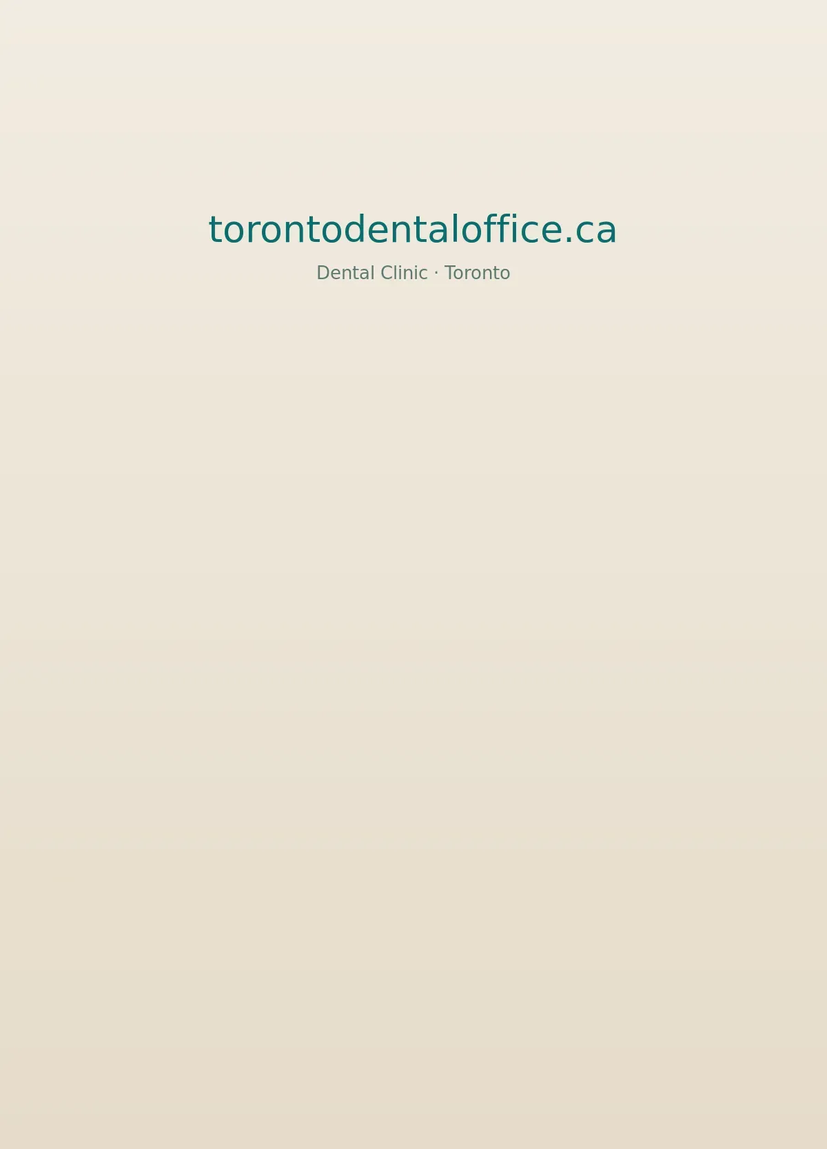 نمای سایت torontodentaloffice.ca — کلینیک دندان‌پزشکی